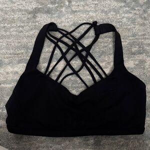 Lululemon Athletica Black Strappy Bra